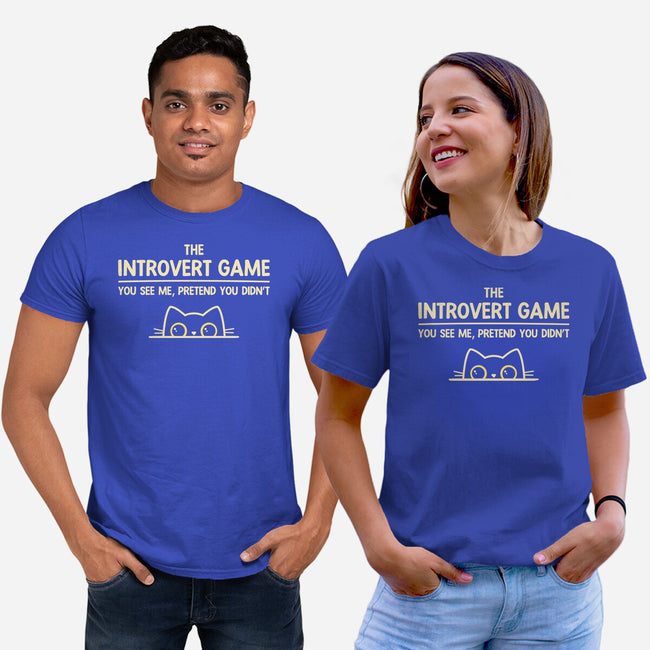 The Introvert Game-Unisex-Basic-Tee-retrodivision