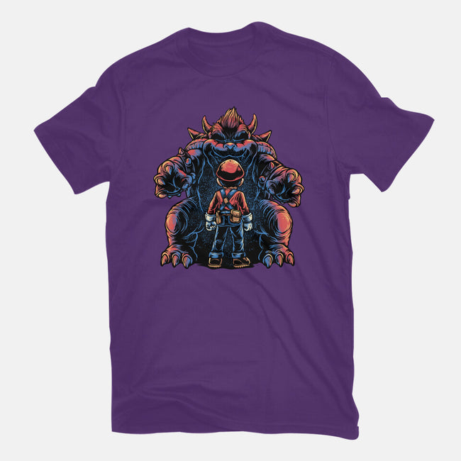 Encounter In The Castle-Mens-Premium-Tee-glitchygorilla