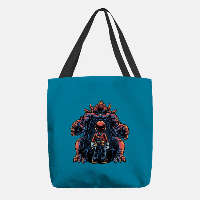 Encounter In The Castle-None-Basic Tote-Bag-glitchygorilla