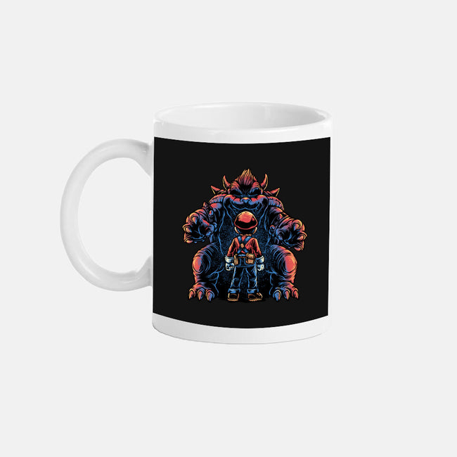Encounter In The Castle-None-Mug-Drinkware-glitchygorilla