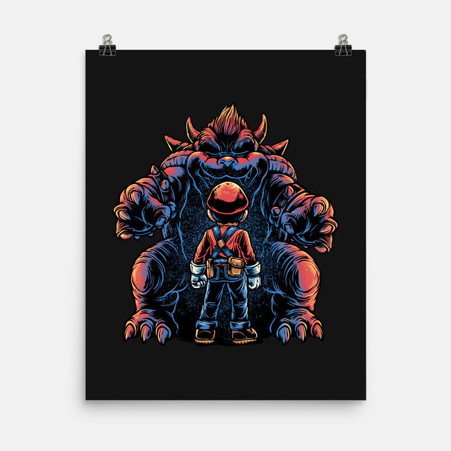 Encounter In The Castle-None-Matte-Poster-glitchygorilla