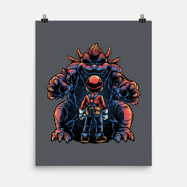 Encounter In The Castle-None-Matte-Poster-glitchygorilla