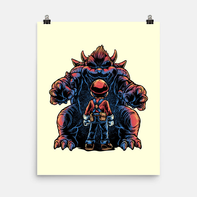 Encounter In The Castle-None-Matte-Poster-glitchygorilla