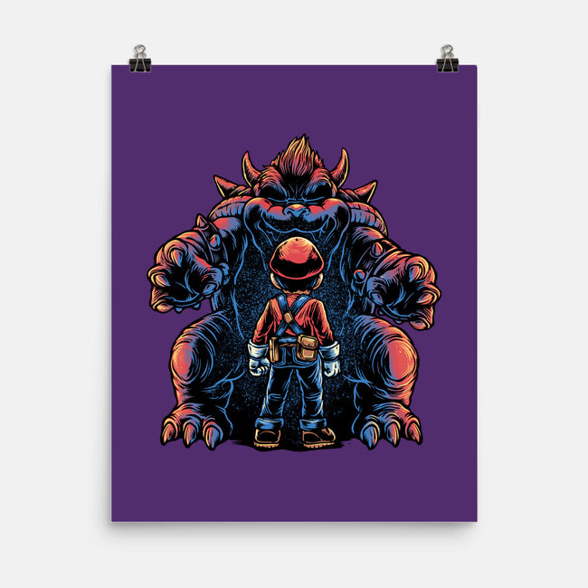 Encounter In The Castle-None-Matte-Poster-glitchygorilla