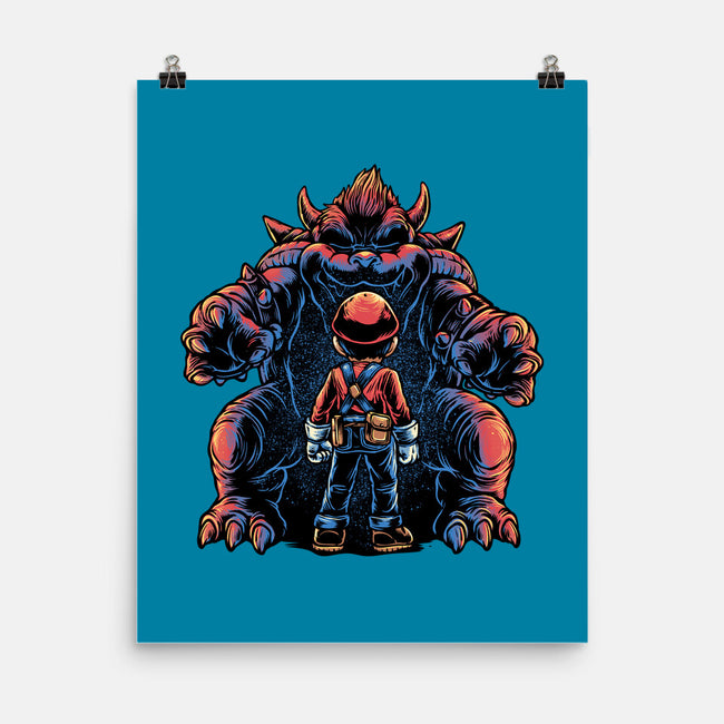 Encounter In The Castle-None-Matte-Poster-glitchygorilla