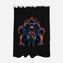 Encounter In The Castle-None-Polyester-Shower Curtain-glitchygorilla