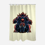 Encounter In The Castle-None-Polyester-Shower Curtain-glitchygorilla