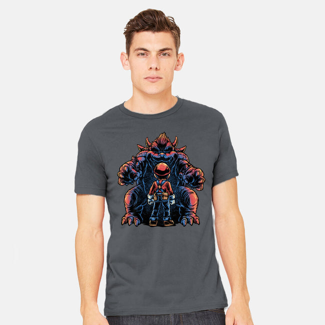 Encounter In The Castle-Mens-Heavyweight-Tee-glitchygorilla