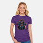 Encounter In The Castle-Womens-Fitted-Tee-glitchygorilla