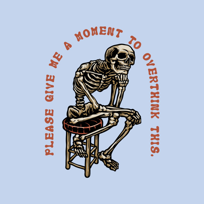 A Moment To Overthink-None-Glossy-Sticker-glitchygorilla