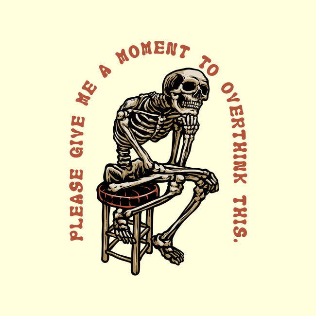 A Moment To Overthink-None-Glossy-Sticker-glitchygorilla