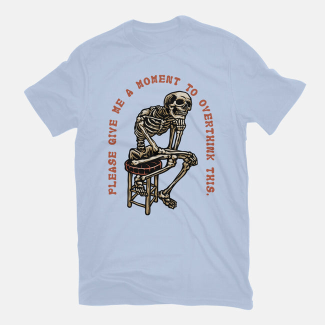 A Moment To Overthink-Unisex-Basic-Tee-glitchygorilla