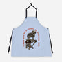 A Moment To Overthink-Unisex-Kitchen-Apron-glitchygorilla