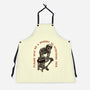 A Moment To Overthink-Unisex-Kitchen-Apron-glitchygorilla