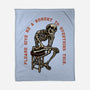 A Moment To Overthink-None-Fleece-Blanket-glitchygorilla