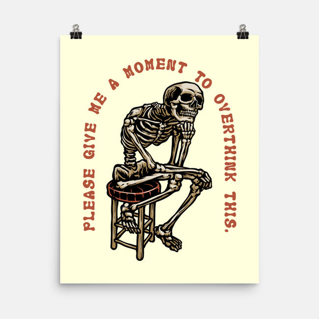 A Moment To Overthink-None-Matte-Poster-glitchygorilla