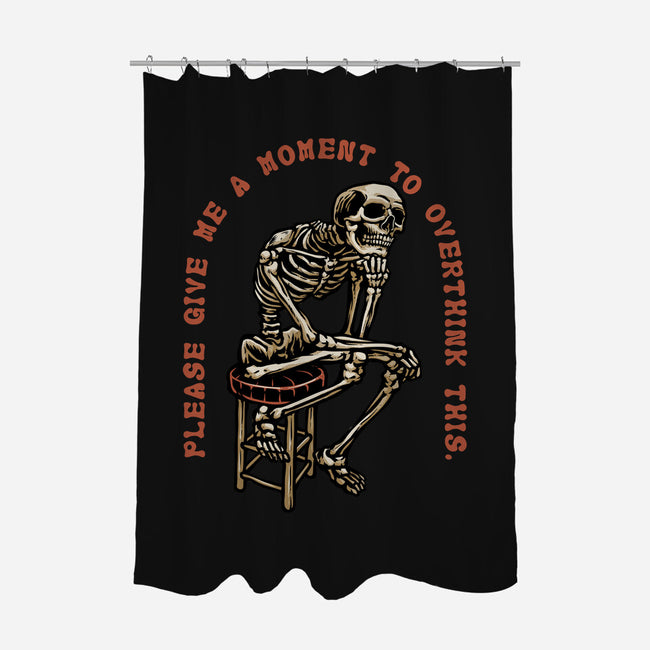 A Moment To Overthink-None-Polyester-Shower Curtain-glitchygorilla