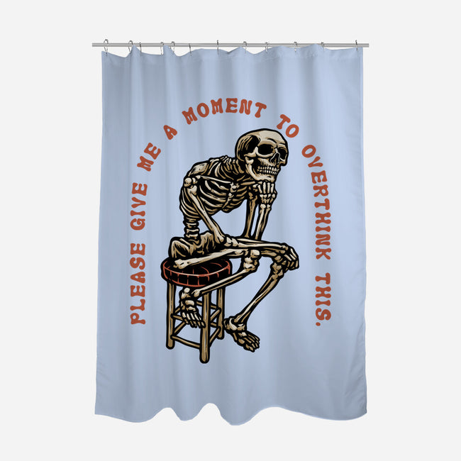 A Moment To Overthink-None-Polyester-Shower Curtain-glitchygorilla