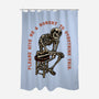 A Moment To Overthink-None-Polyester-Shower Curtain-glitchygorilla