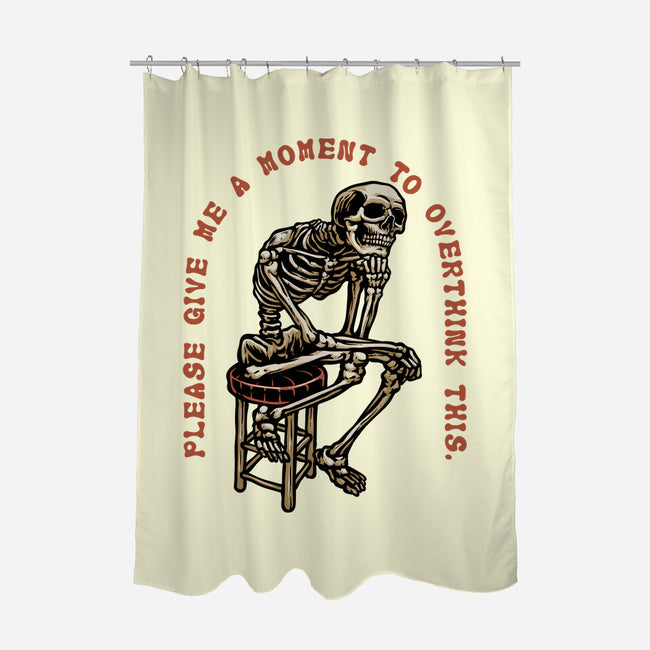 A Moment To Overthink-None-Polyester-Shower Curtain-glitchygorilla