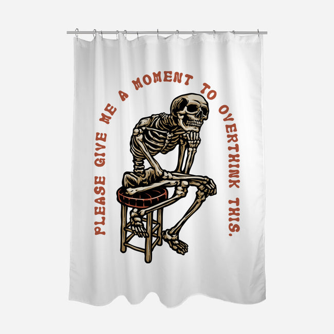 A Moment To Overthink-None-Polyester-Shower Curtain-glitchygorilla