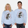 A Moment To Overthink-Unisex-Crew Neck-Sweatshirt-glitchygorilla