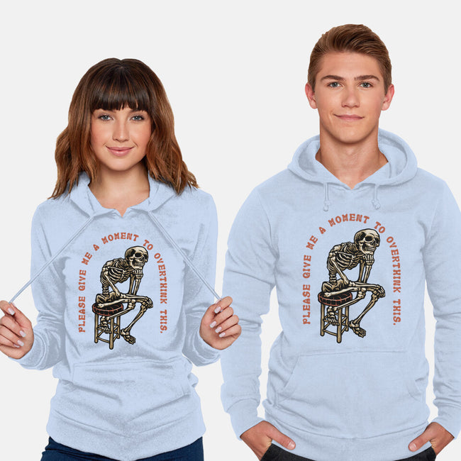A Moment To Overthink-Unisex-Pullover-Sweatshirt-glitchygorilla
