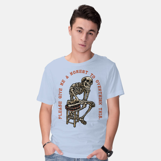 A Moment To Overthink-Mens-Basic-Tee-glitchygorilla