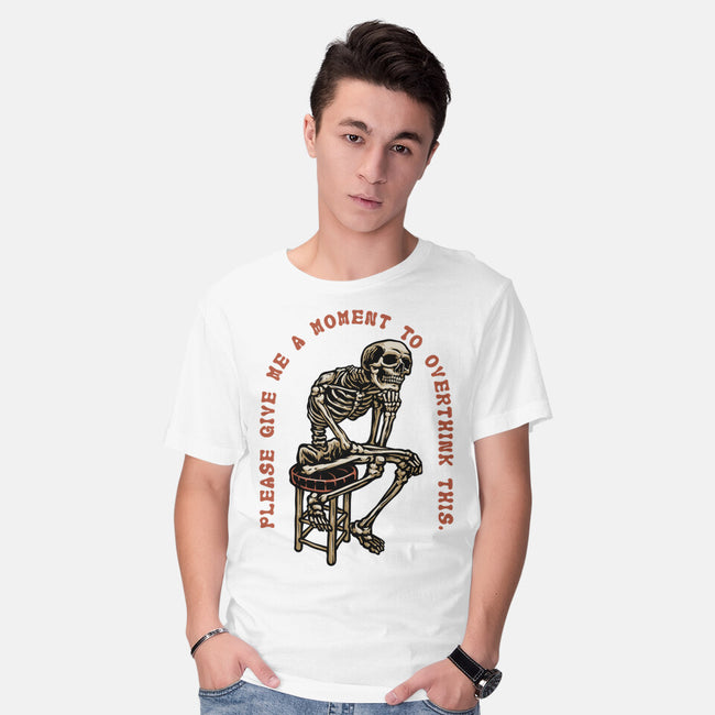 A Moment To Overthink-Mens-Basic-Tee-glitchygorilla
