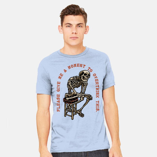 A Moment To Overthink-Mens-Heavyweight-Tee-glitchygorilla