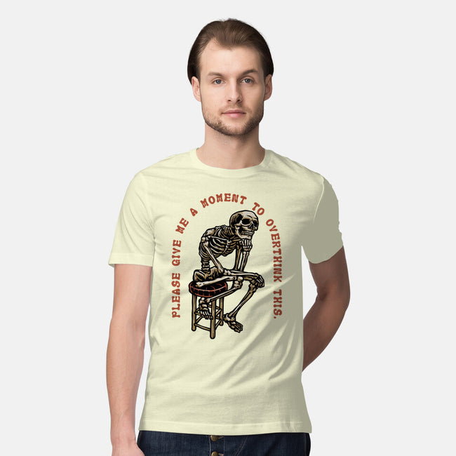 A Moment To Overthink-Mens-Premium-Tee-glitchygorilla