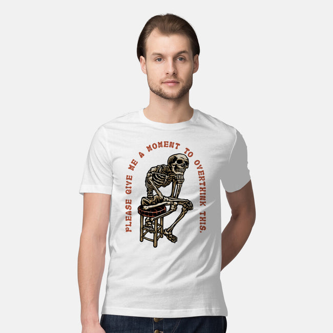 A Moment To Overthink-Mens-Premium-Tee-glitchygorilla