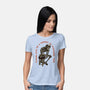 A Moment To Overthink-Womens-Basic-Tee-glitchygorilla