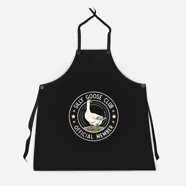 Silly Goose Club-Unisex-Kitchen-Apron-tobefonseca