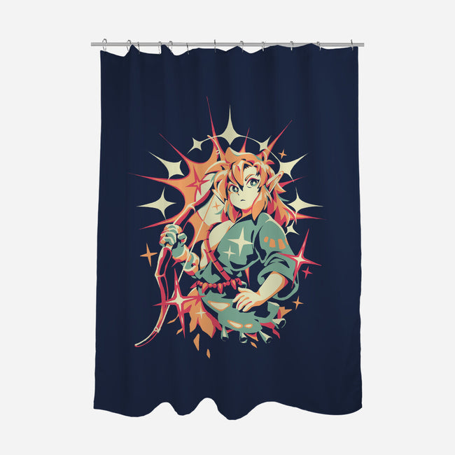 Kingdom Boy-None-Polyester-Shower Curtain-ilustrata