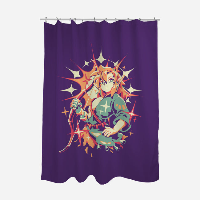 Kingdom Boy-None-Polyester-Shower Curtain-ilustrata