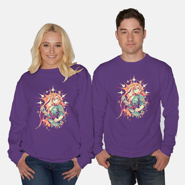 Kingdom Boy-Unisex-Crew Neck-Sweatshirt-ilustrata
