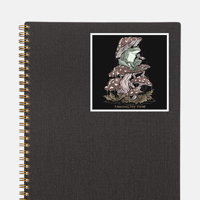 Taking My Time-None-Glossy-Sticker-fanfabio