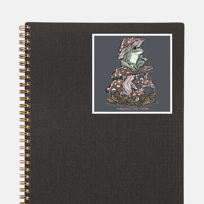 Taking My Time-None-Glossy-Sticker-fanfabio