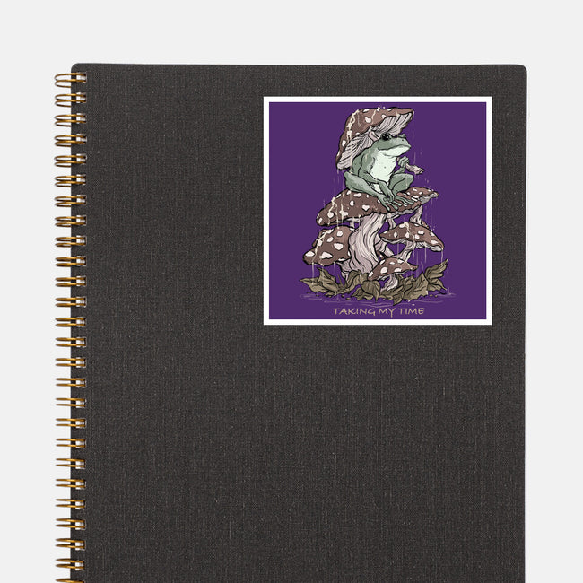 Taking My Time-None-Glossy-Sticker-fanfabio