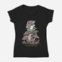 Taking My Time-Womens-V-Neck-Tee-fanfabio