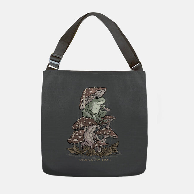 Taking My Time-None-Adjustable Tote-Bag-fanfabio