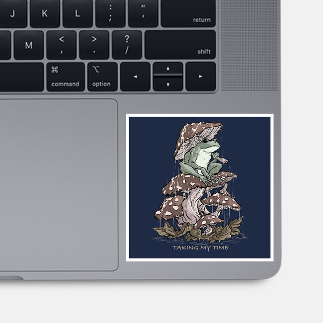 Taking My Time-None-Glossy-Sticker-fanfabio