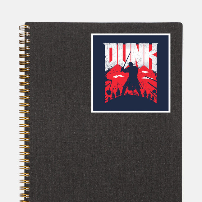 Slayer Dunk-None-Glossy-Sticker-rocketman_art