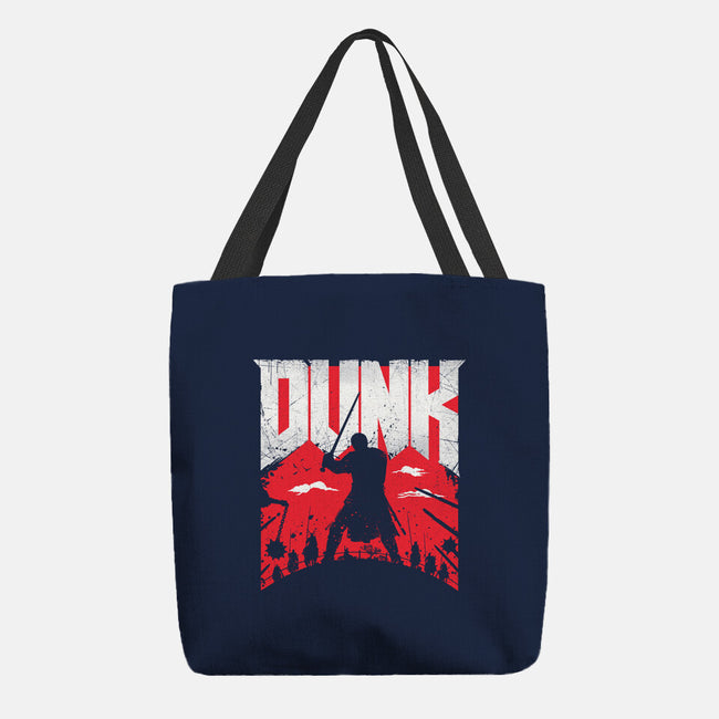 Slayer Dunk-None-Basic Tote-Bag-rocketman_art