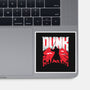 Slayer Dunk-None-Glossy-Sticker-rocketman_art