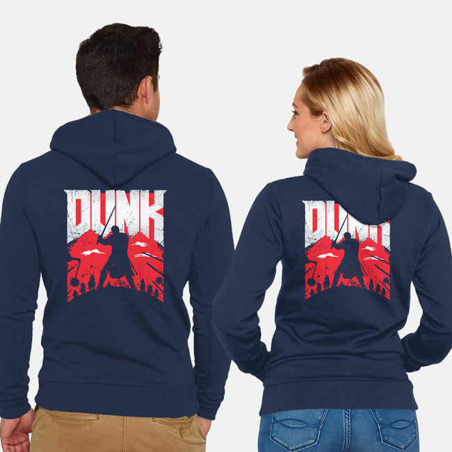 Slayer Dunk-Unisex-Zip-Up-Sweatshirt-rocketman_art