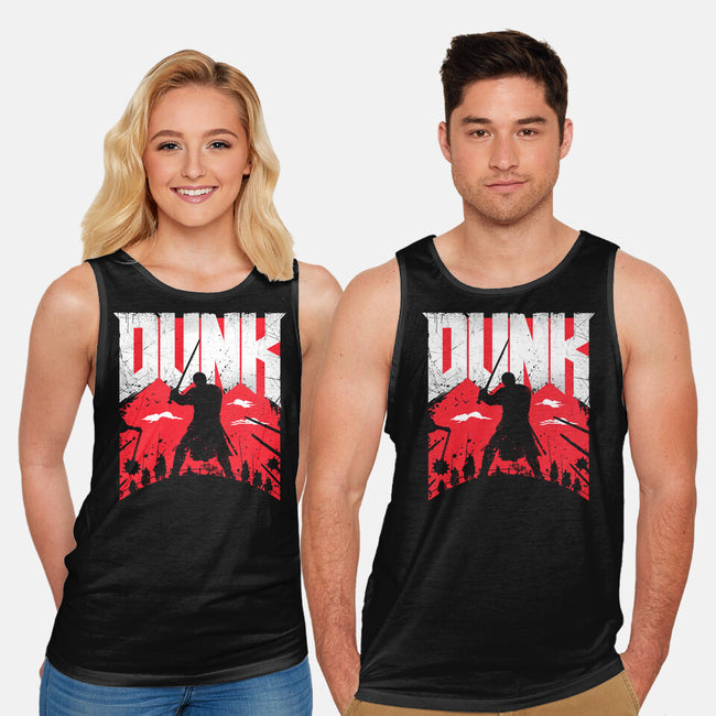 Slayer Dunk-Unisex-Basic-Tank-rocketman_art
