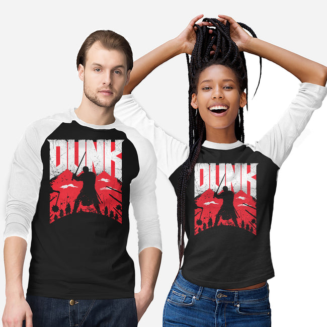 Slayer Dunk-Unisex-Baseball-Tee-rocketman_art