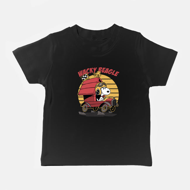 Wacky Beagle Car-Baby-Basic-Tee-Studio Mootant